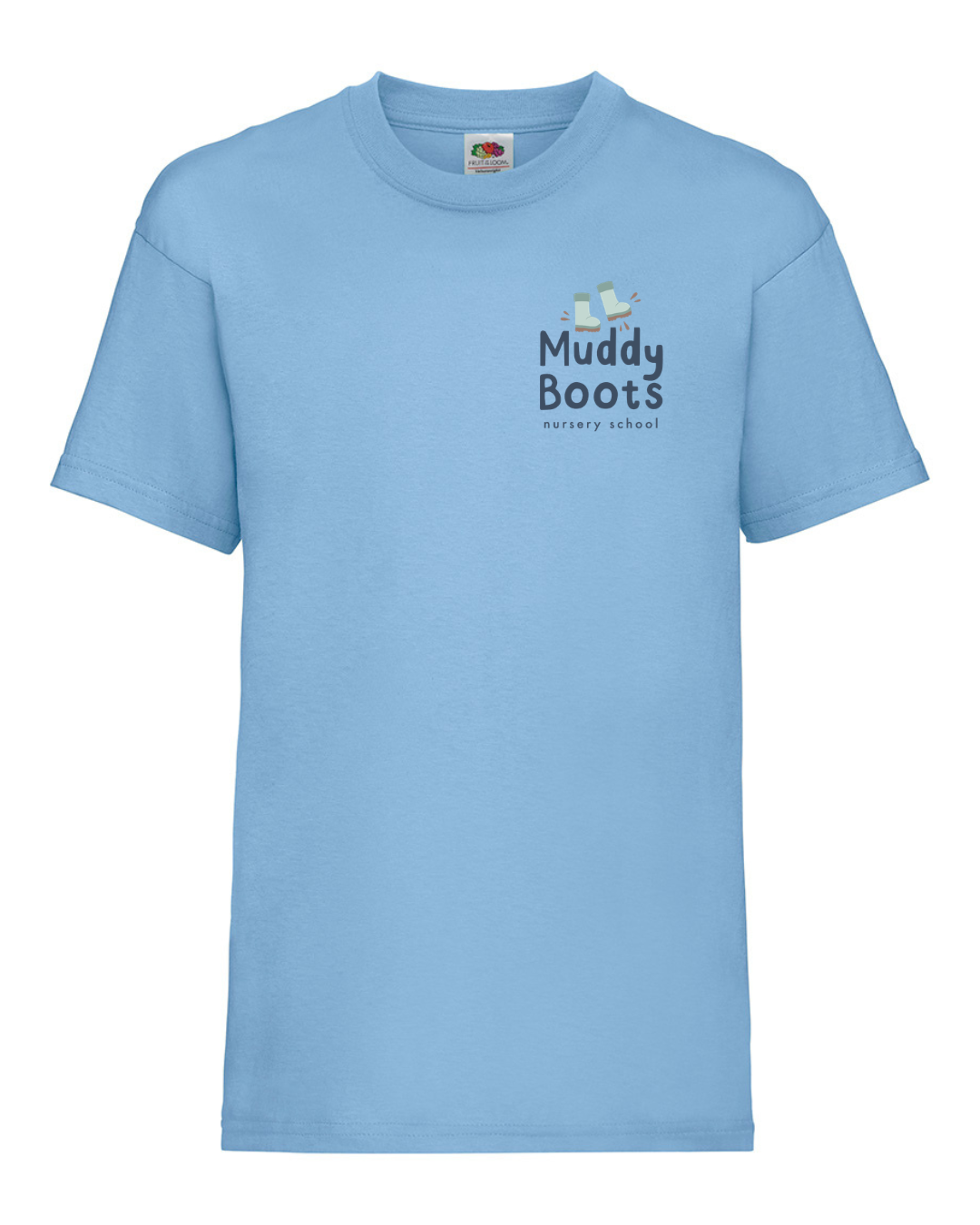 Muddy Boots T-Shirt Sky Blue