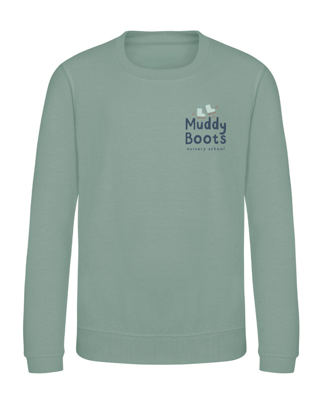 Muddy Boots Sweatshirt Sage Green