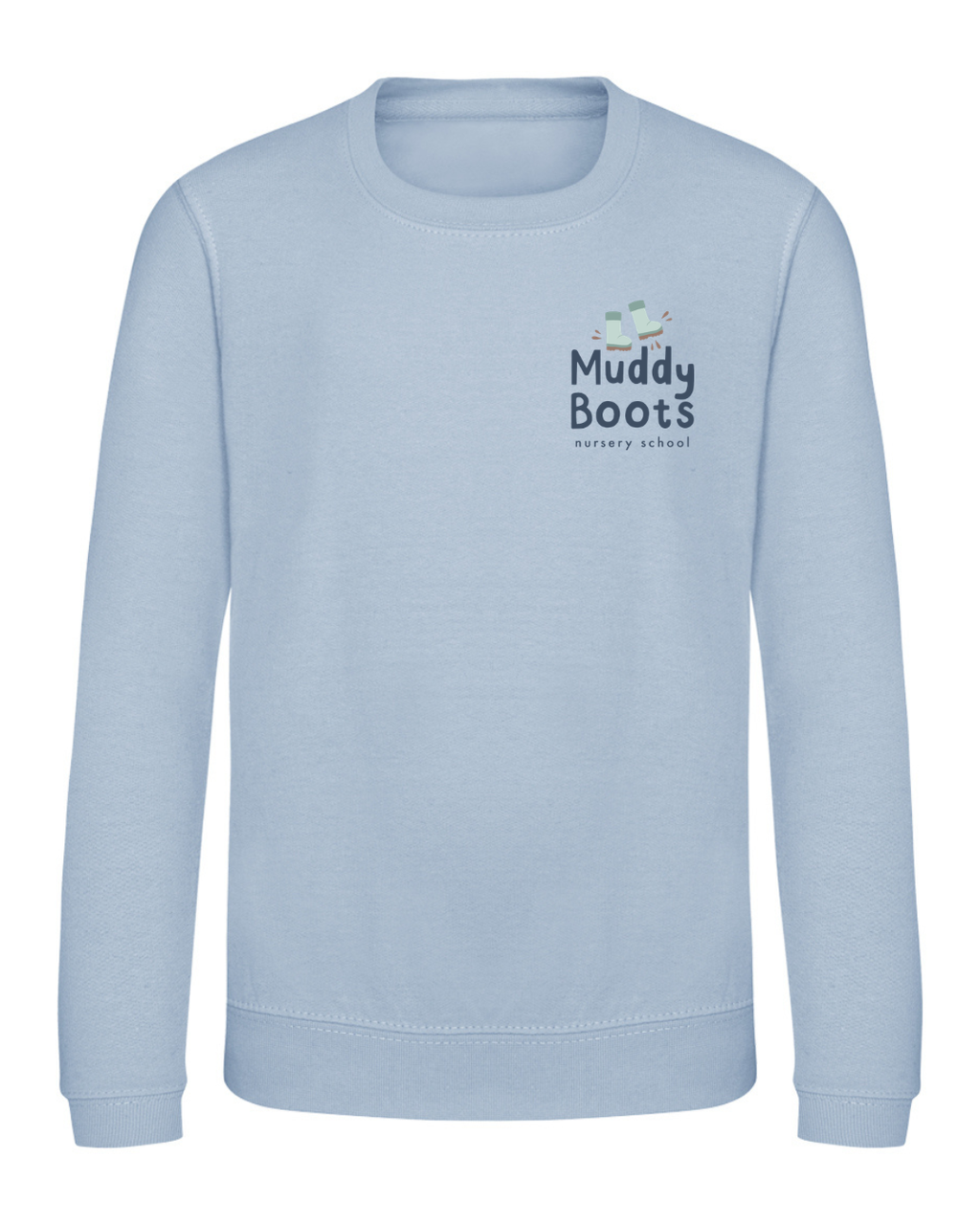 Muddy Boots Sweatshirt Sky Blue