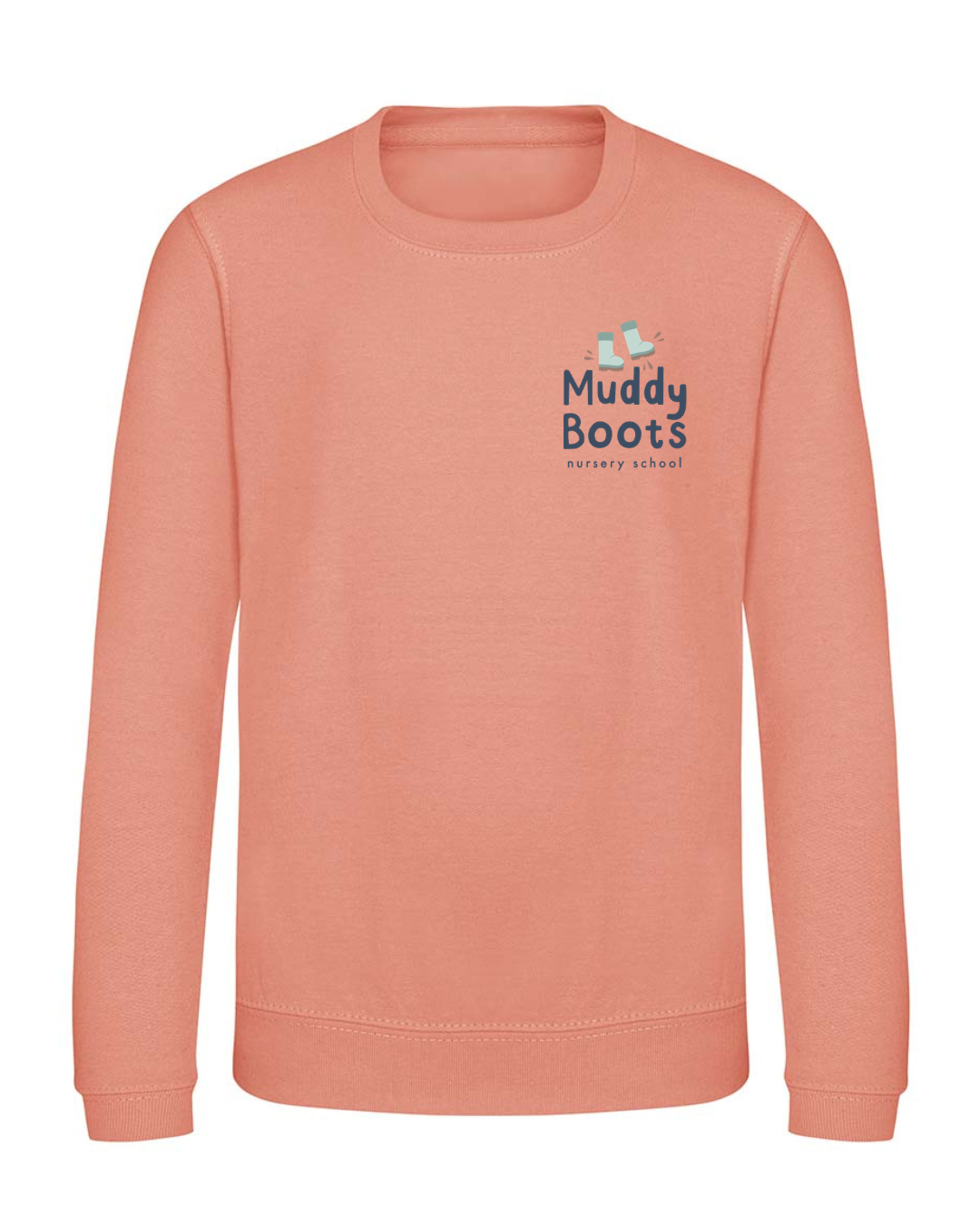 Muddy Boots Sweatshirt Dusty Pink