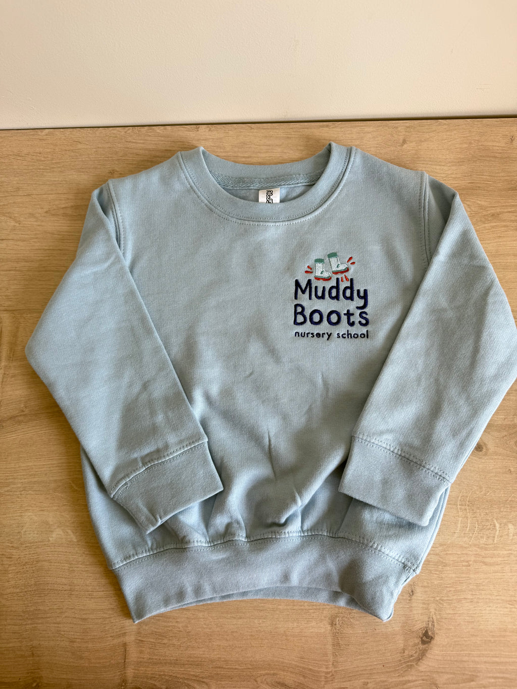 Muddy Boots Sweatshirt Sky Blue