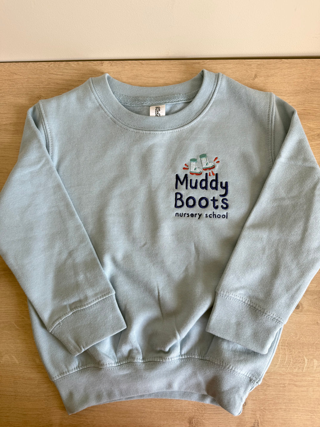 Muddy Boots Sweatshirt Sky Blue
