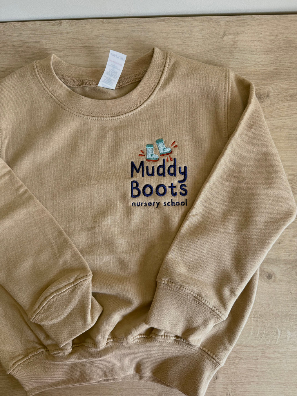 Muddy Boots Sweatshirt Desert Sand