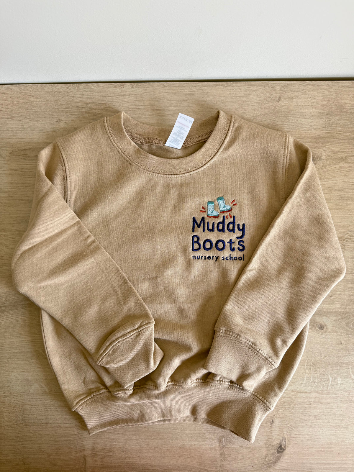Muddy Boots Sweatshirt Desert Sand
