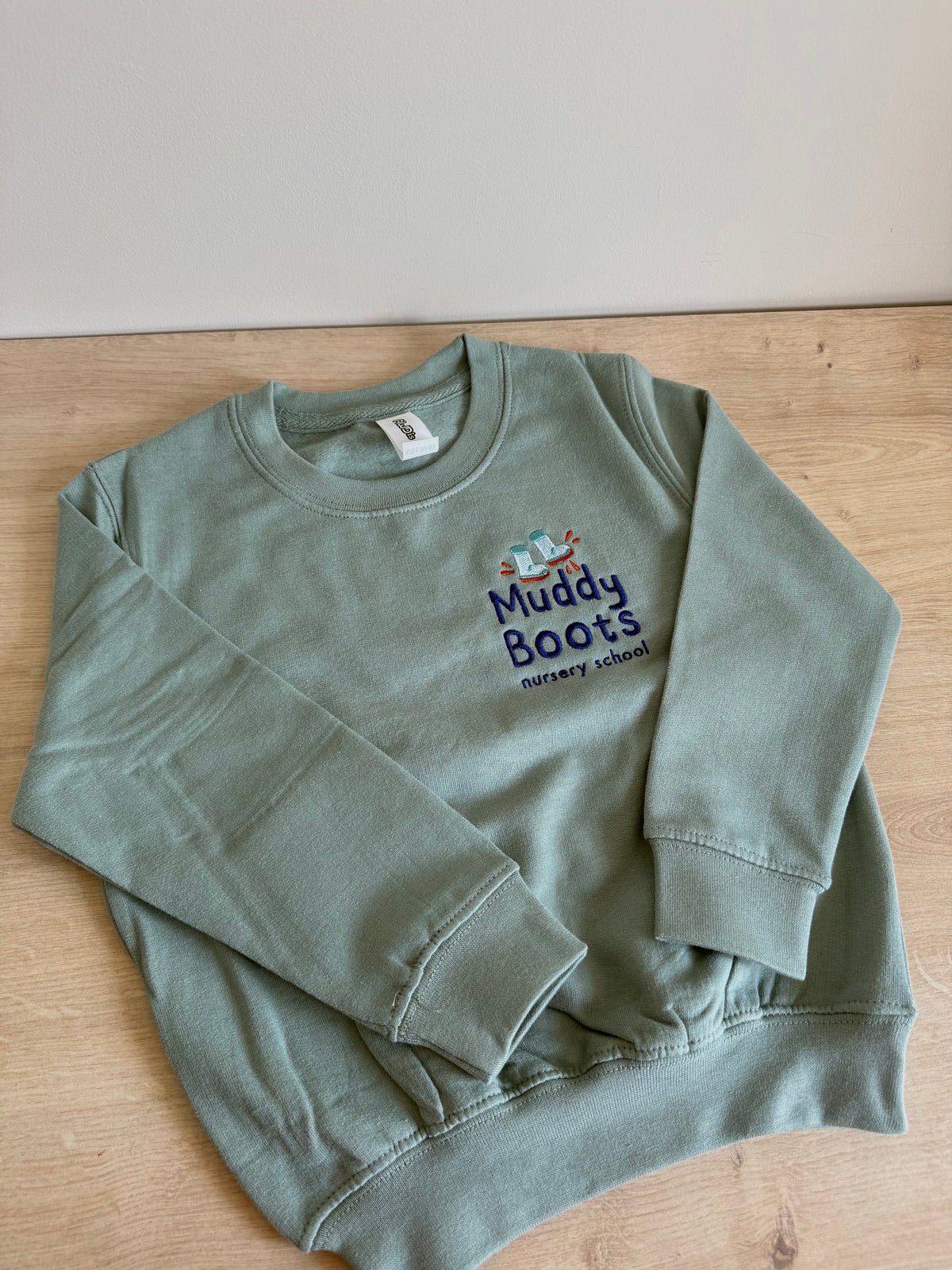 Muddy Boots Sweatshirt Sage Green