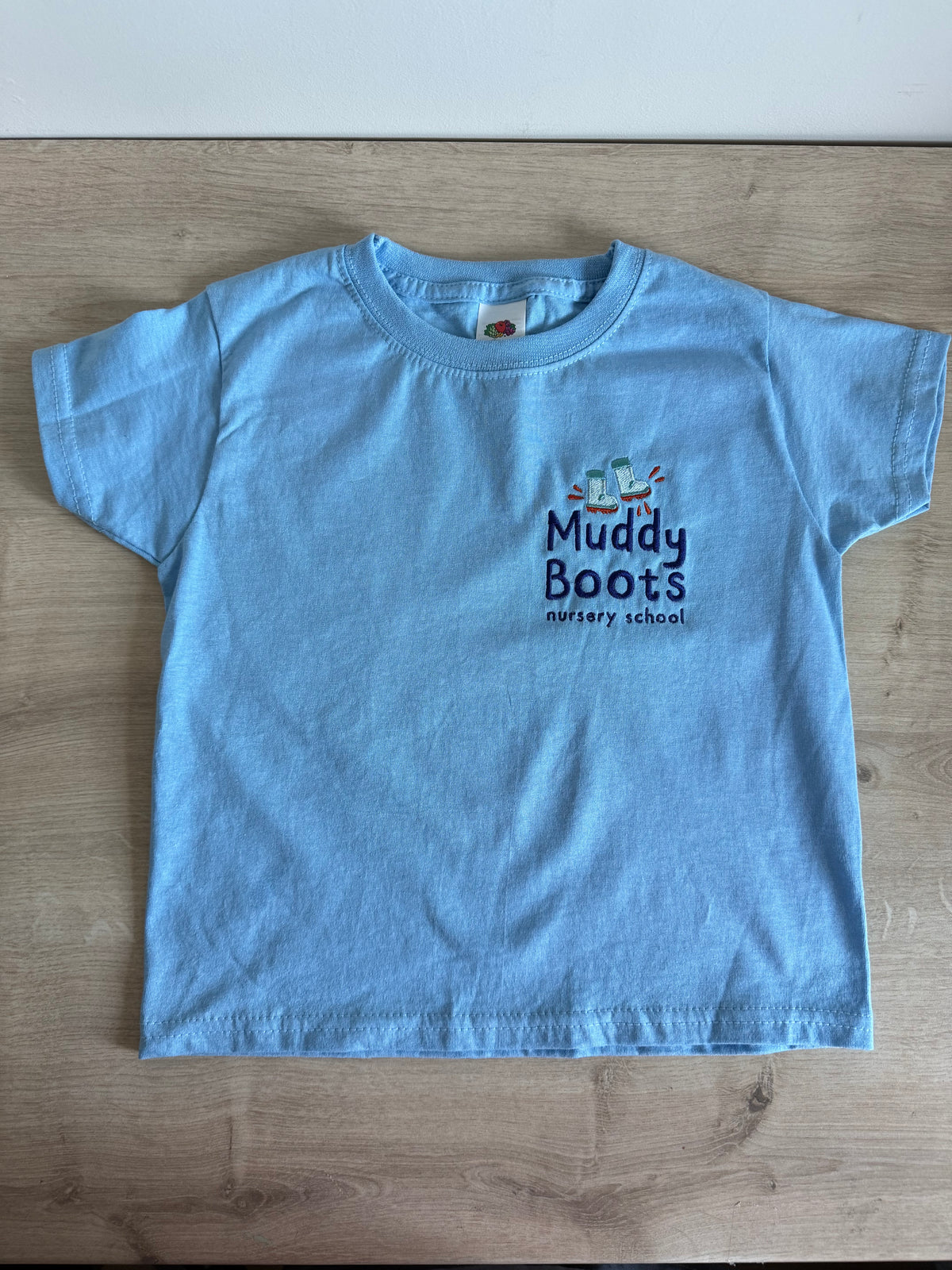 Muddy Boots T-Shirt Sky Blue