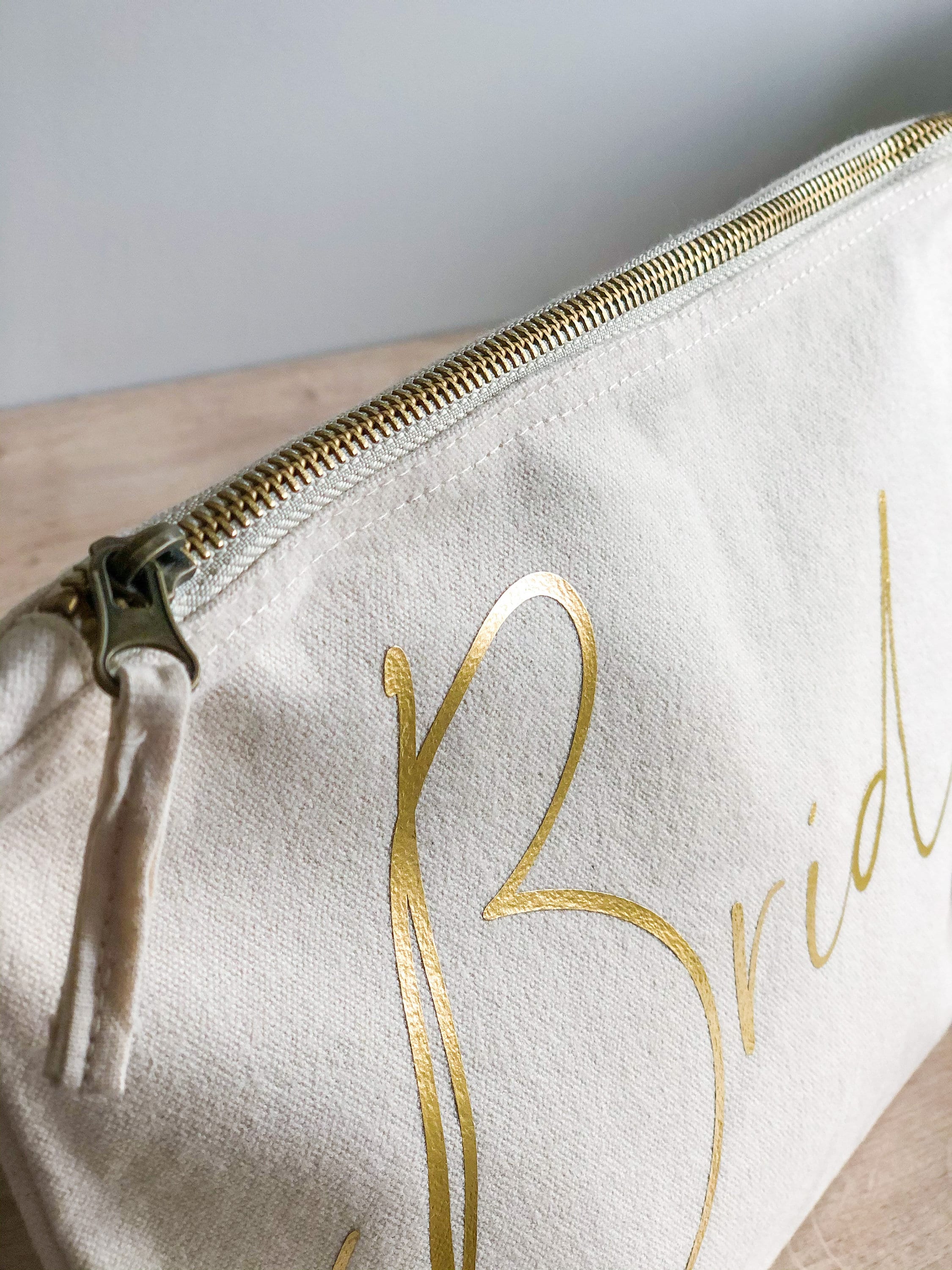 Bride Makeup Bag | Personalised Makeup Bag | Cosmetic Bag | Personalised Gift | Engagement Gift