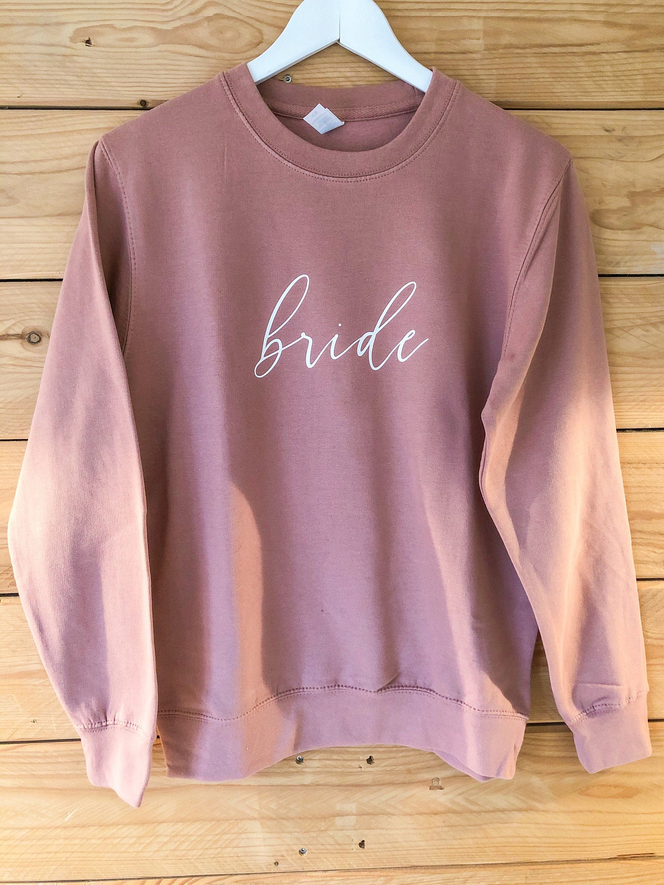 Bride Sweatshirt Jumper | Personalised Bridal Sweatshirt | Womens Sweatshirt | Wedding Gift | Bridal Shower | Sweatshirt Jumper UK