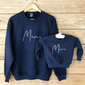 Mama and Mini Sweatshirt | Mama Sweatshirt Jumper | Matching Set | Personalised Sweatshirt Jumper