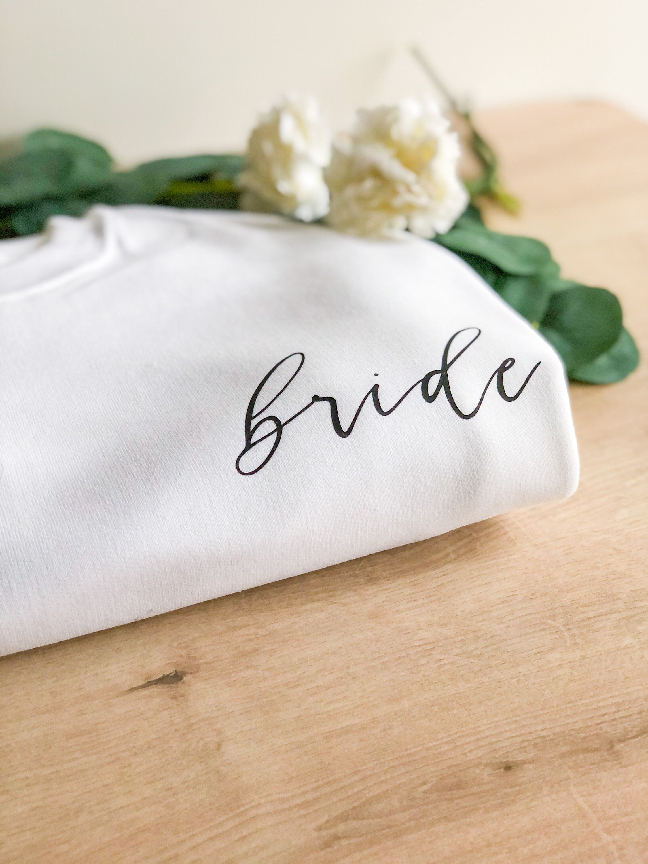 Bride Sweatshirt Jumper | Personalised Bridal Sweatshirt | Womens Sweatshirt | Wedding Gift | Bridal Shower | Sweatshirt Jumper UK