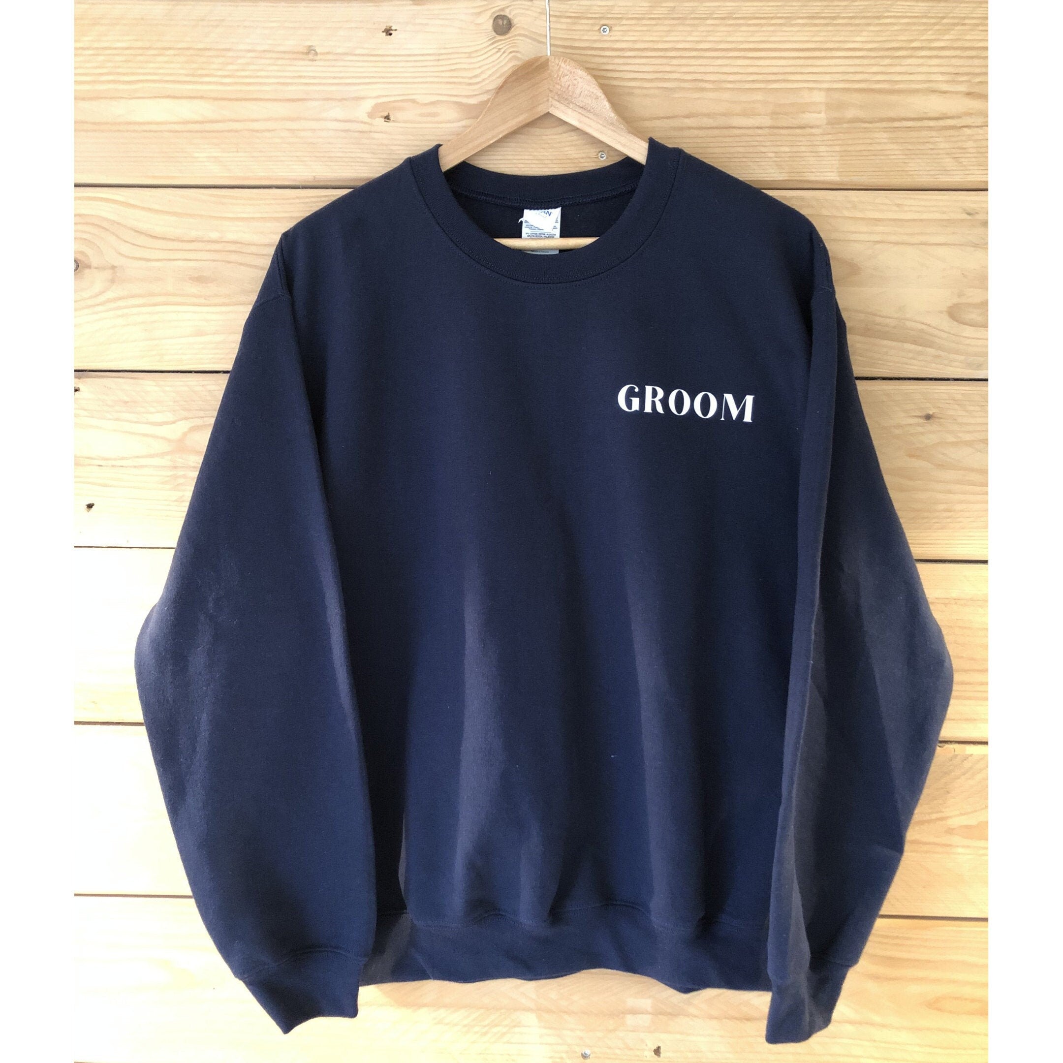 Groom Sweatshirt Jumper | Personalised Groom Sweatshirt | Mens Sweatshirt | Wedding Gift | Husband To Be | Sweatshirt Jumper UK