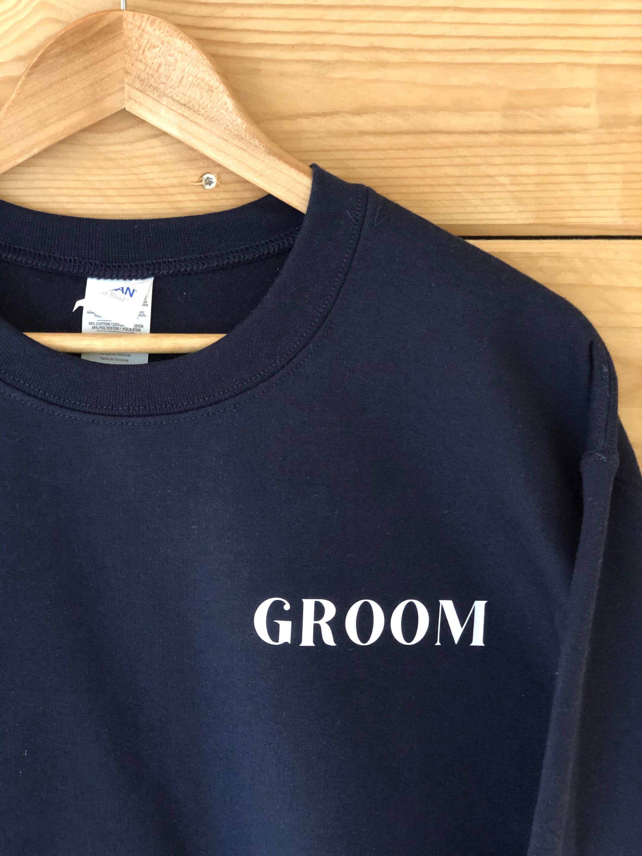 Groom Sweatshirt Jumper | Personalised Groom Sweatshirt | Mens Sweatshirt | Wedding Gift | Husband To Be | Sweatshirt Jumper UK