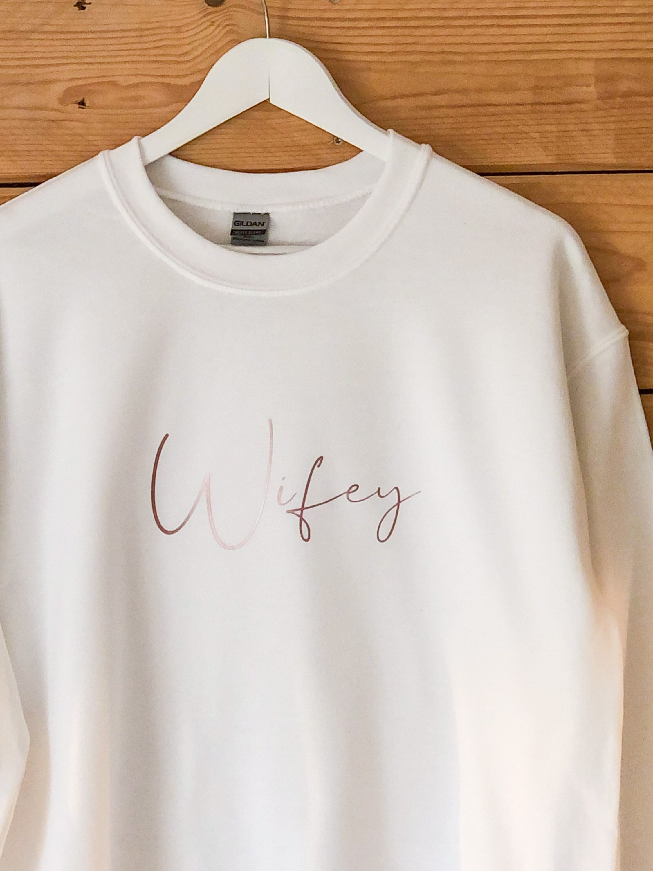 Wifey Sweatshirt Jumper | Personalised Bridal Sweatshirt | Womens Sweatshirt | Wedding Gift | Bridal Shower | Sweatshirt Jumper UK