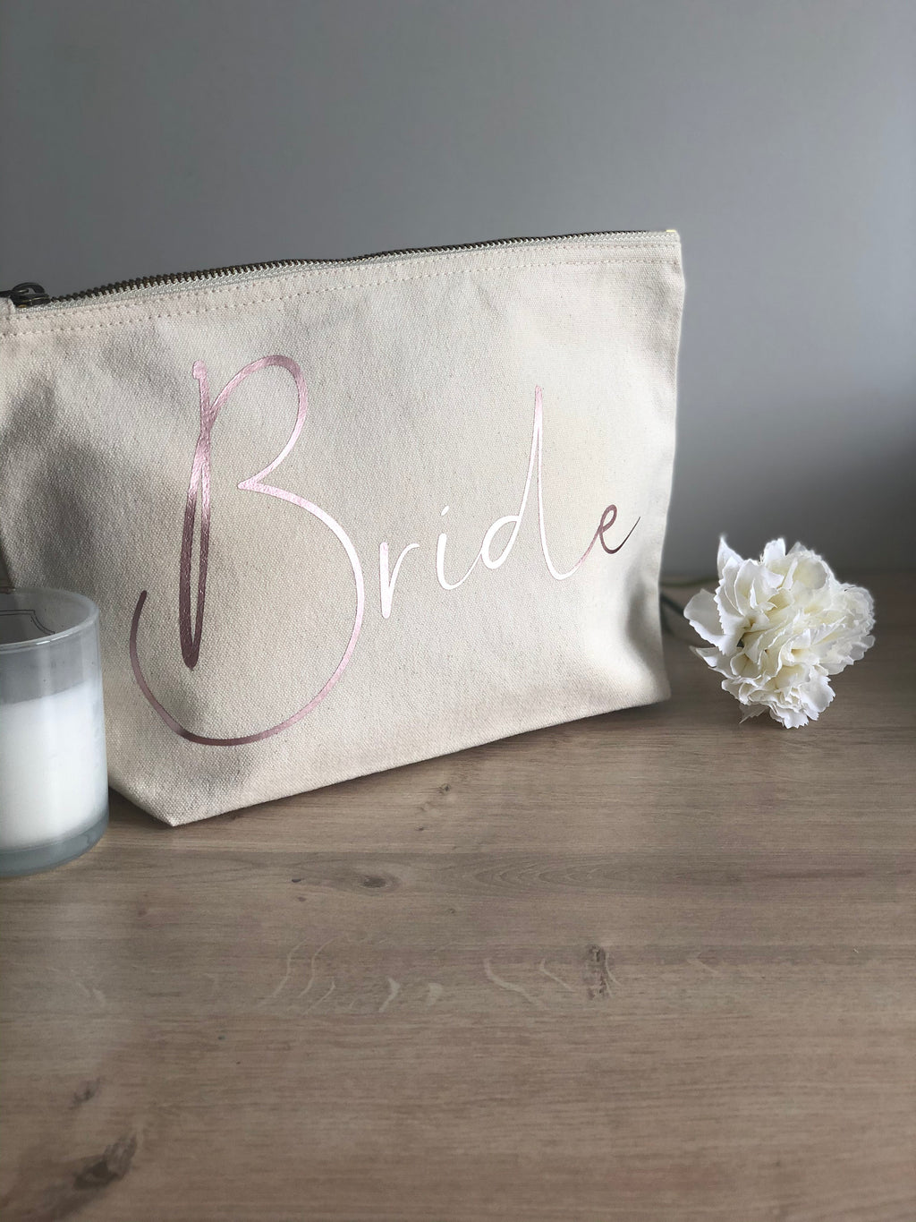 Bride Makeup Bag | Personalised Makeup Bag | Cosmetic Bag | Personalised Gift | Engagement Gift