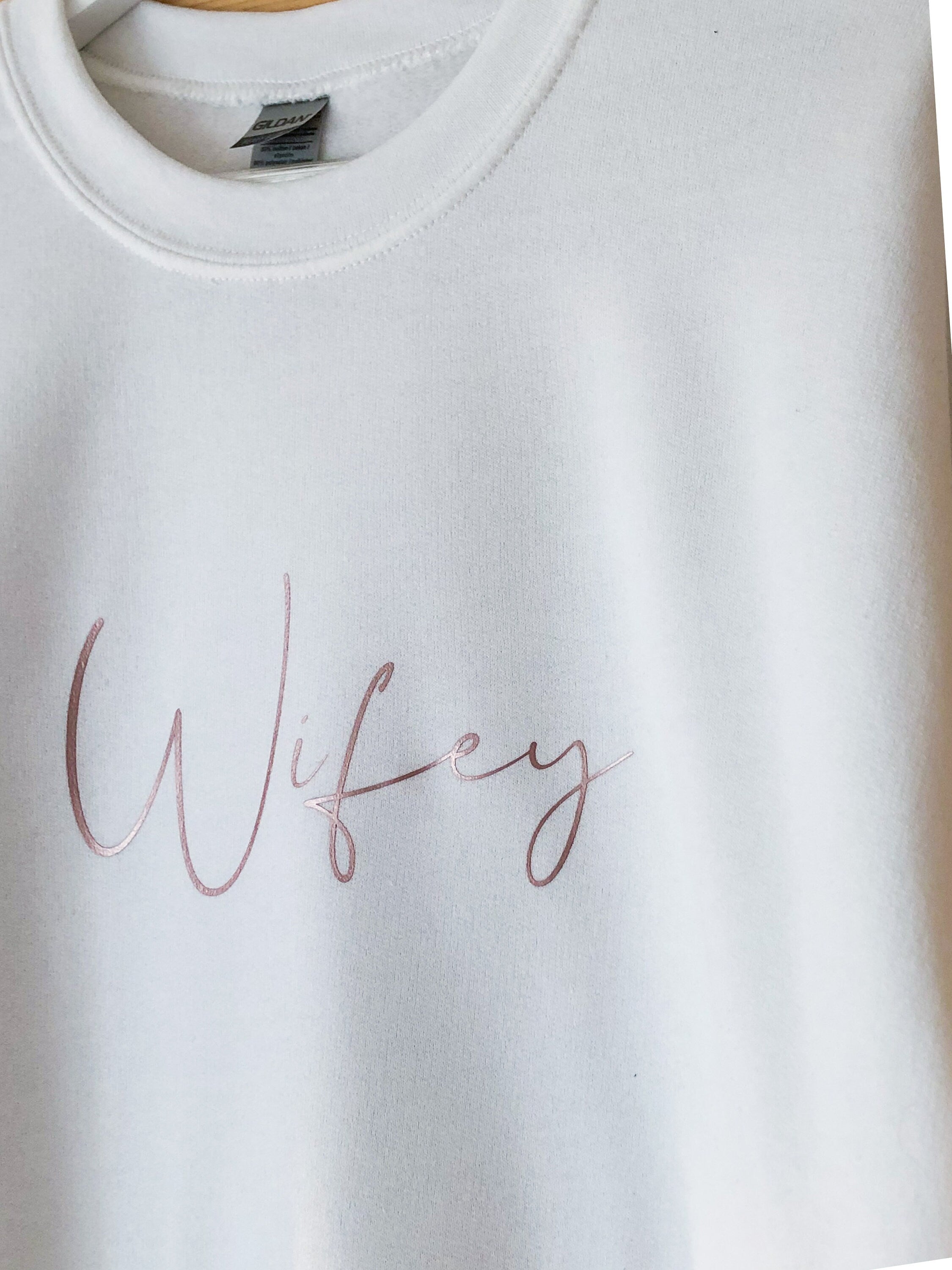 Wifey Sweatshirt Jumper | Personalised Bridal Sweatshirt | Womens Sweatshirt | Wedding Gift | Bridal Shower | Sweatshirt Jumper UK