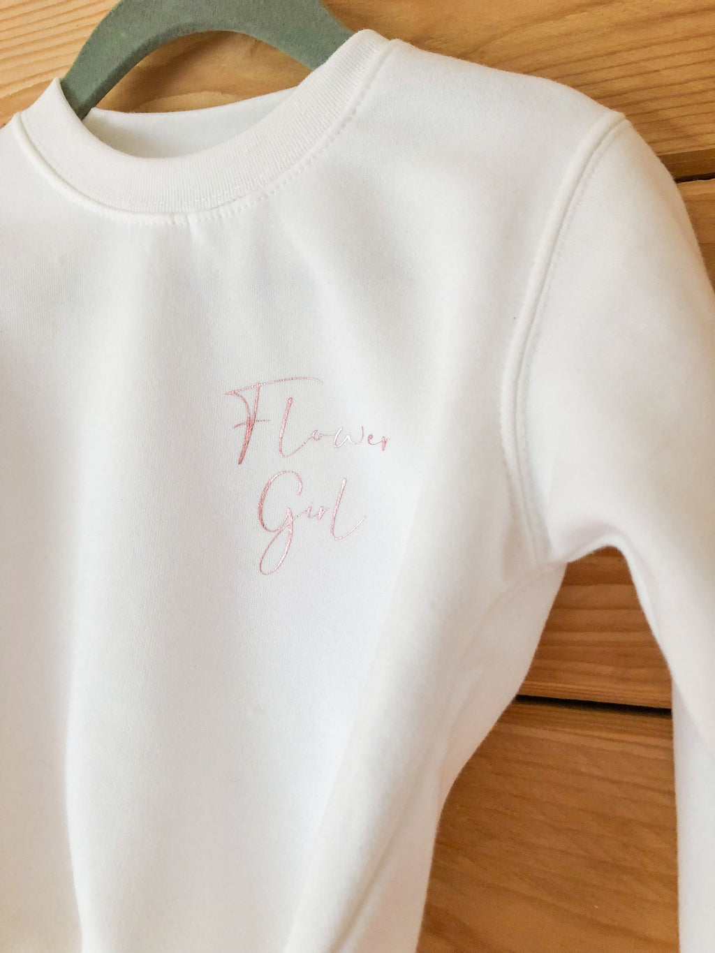 Flower Girl Sweatshirt | Flower Girl Gift | Flower Girl Proposal | Personalised Flower Girl | Personalised Kidswear | Kids Sweatshirt