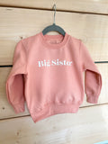 Big Sister Sweatshirt | Big Sister Announcement | Sister Announcement | Sister Jumper | Personalised Sister Jumper | Kids Sweatshirt