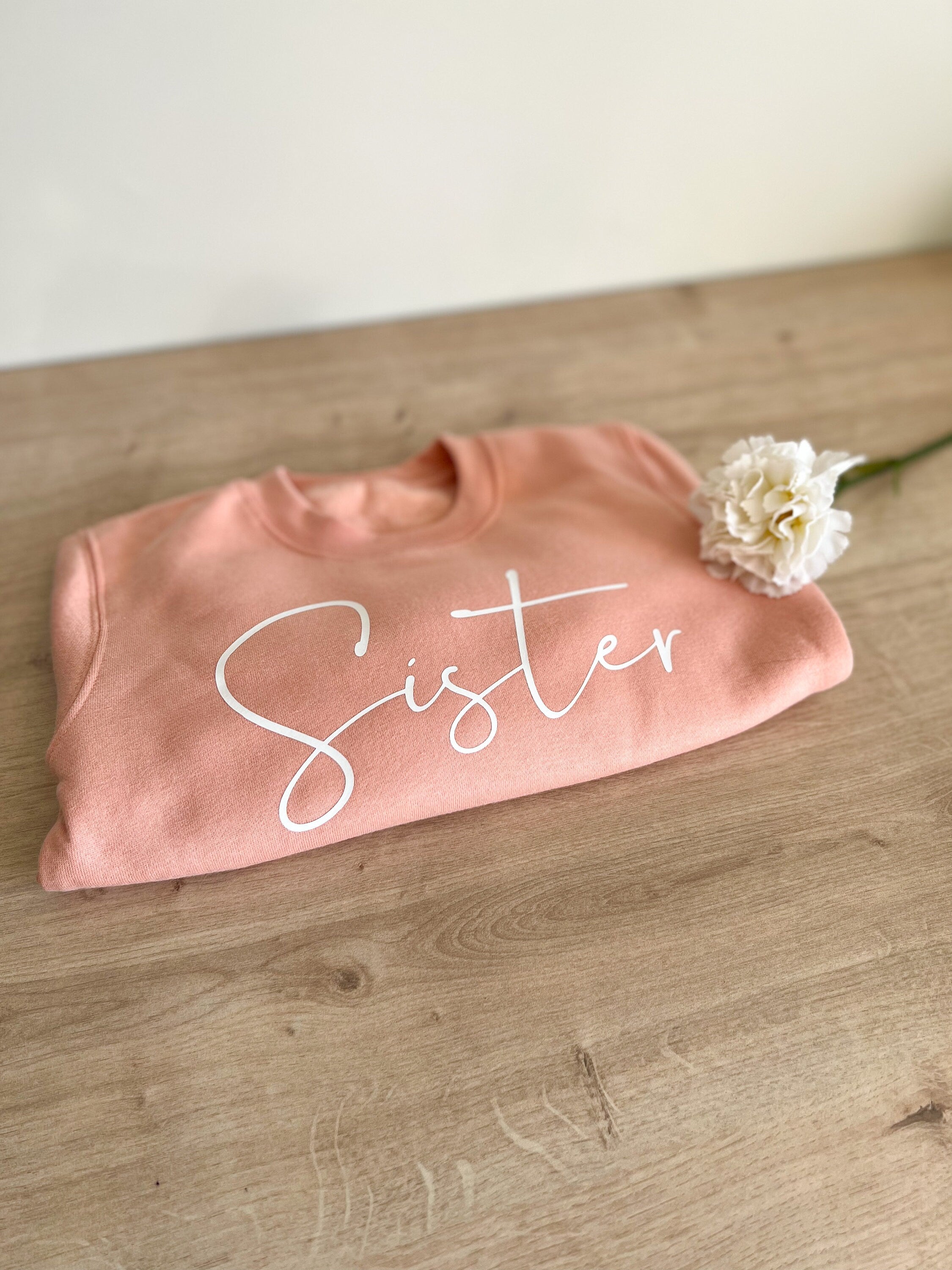 Sister Sweatshirt | Big Sister Announcement | Sister Announcement | Sister Jumper | Personalised Sister Jumper | Kids Sweatshirt