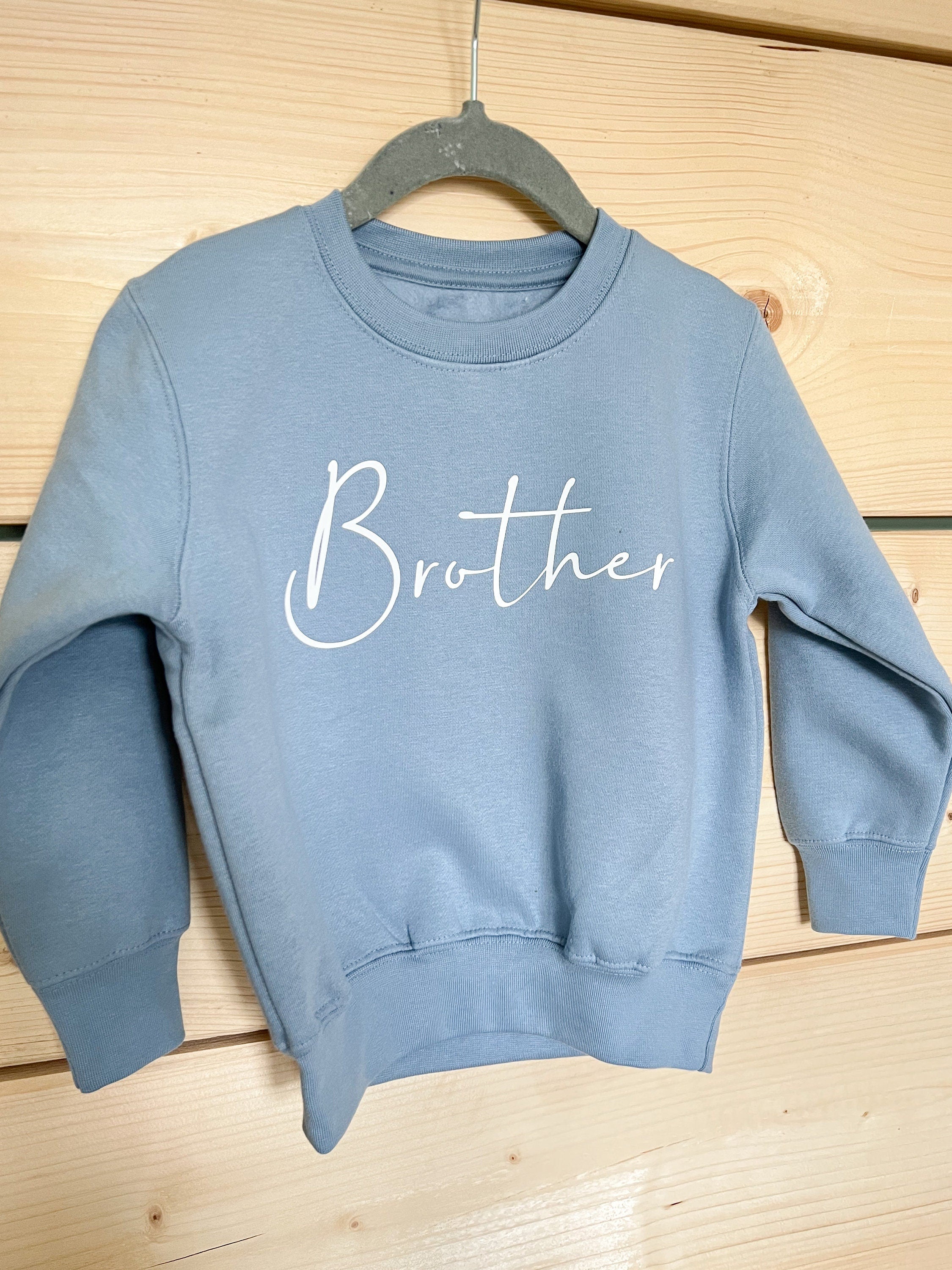 Big Brother Sweatshirt | Big Brother Announcement | Brother Announcement | Brother Jumper | Personalised Brother Jumper | Kids Sweatshirt