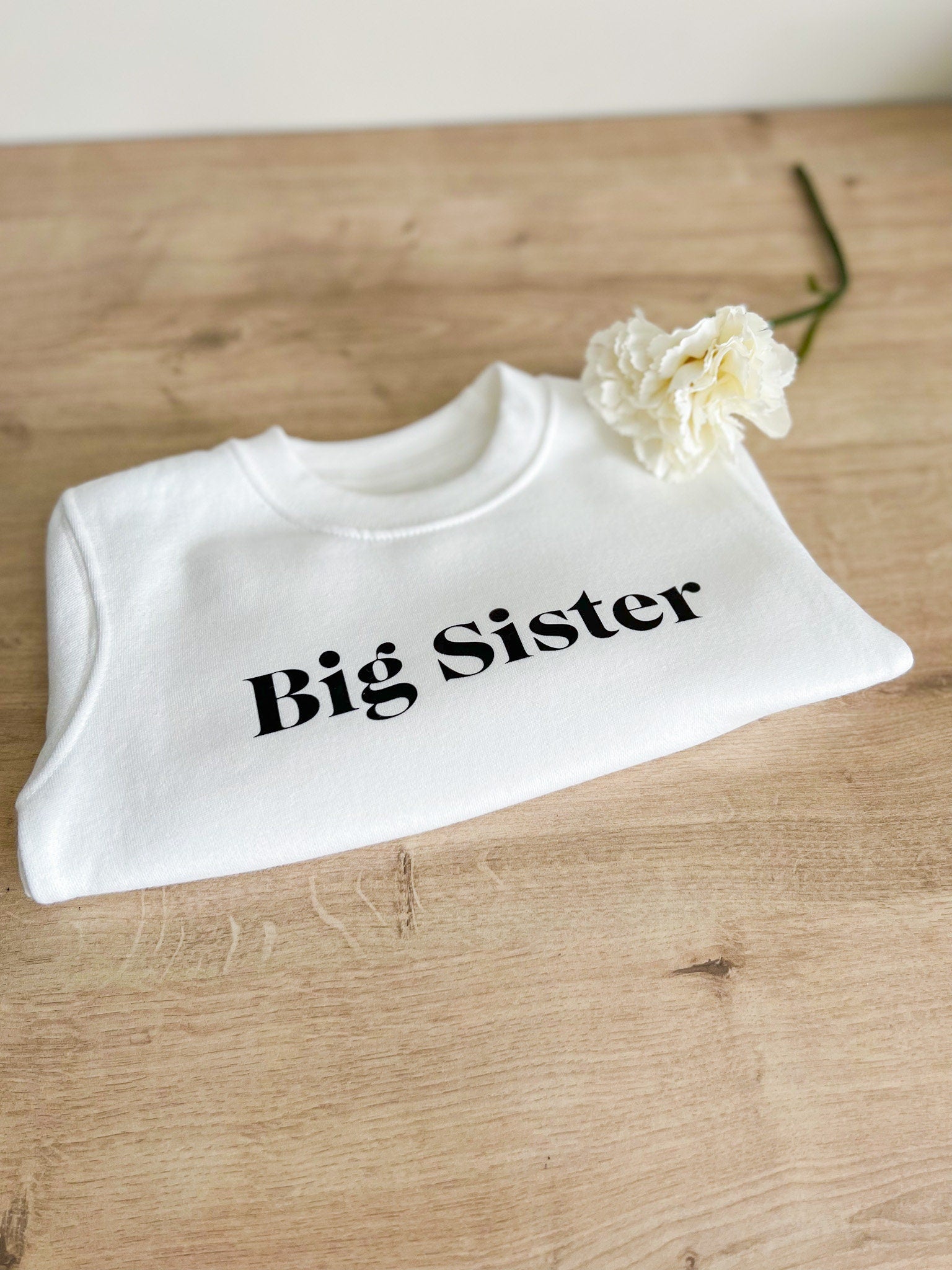 Big Sister Sweatshirt | Big Sister Announcement | Sister Announcement | Sister Jumper | Personalised Sister Jumper | Kids Sweatshirt