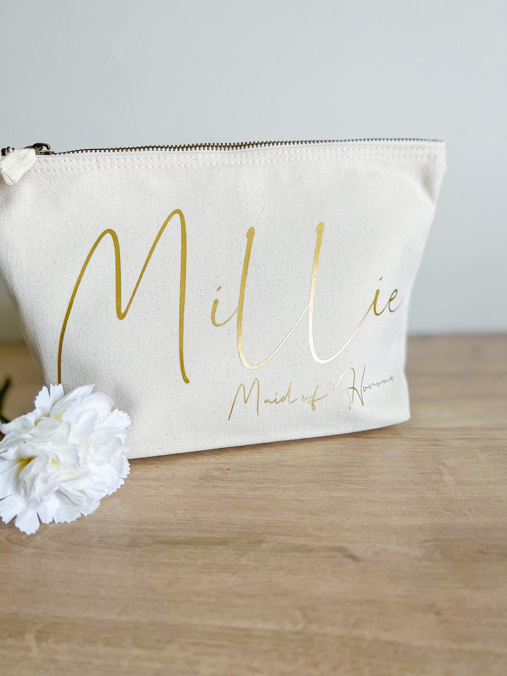Maid of Honour Gift | Bridesmaid Makeup Bag | Bridesmaid Gift | Wedding Gift | Bridesmaid | Cosmetic Bag | Makeup Bag | Maid of Honour