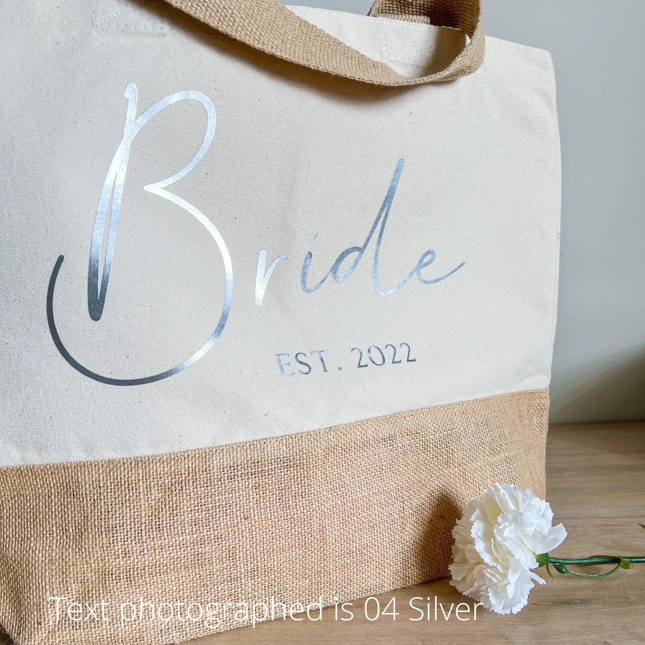Bride Tote Bag | Bride Beach Bag | Personalised Tote Bag | Hen Do Tote Bag | Canvas Tote Bag | Honeymoon Beach Bag
