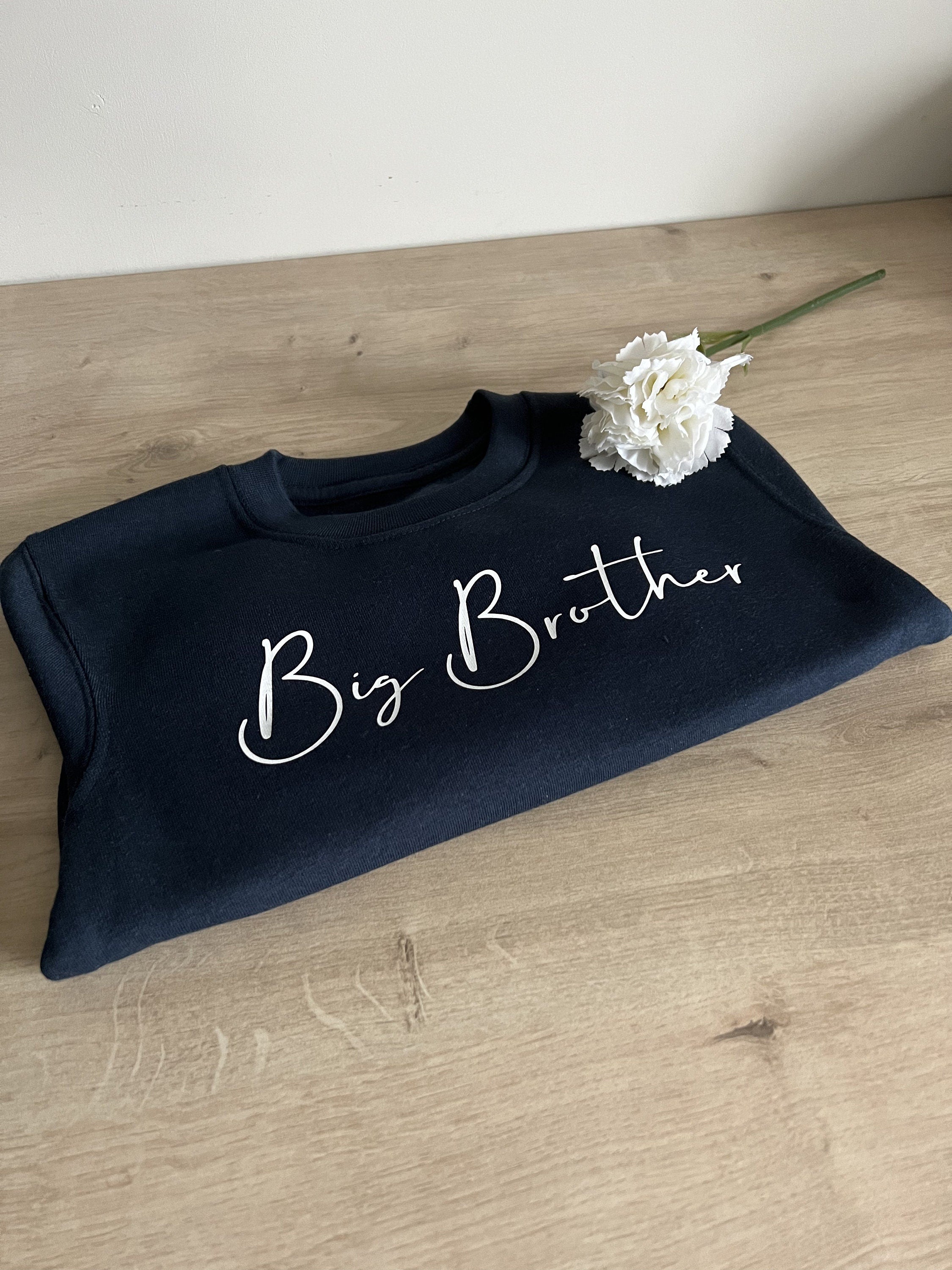 Big Brother Sweatshirt | Big Brother Announcement | Brother Announcement | Brother Jumper | Personalised Brother Jumper | Kids Sweatshirt