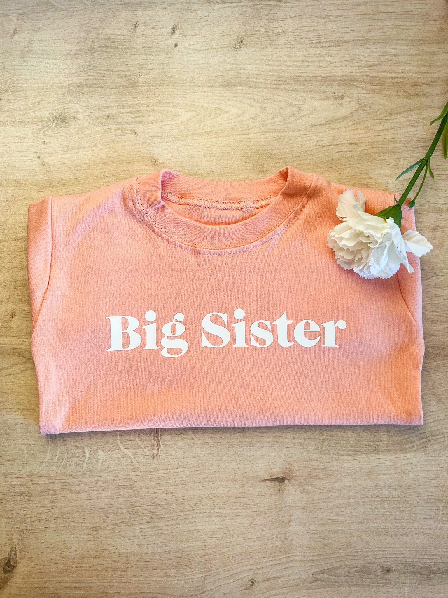 Big Sister T-shirt | Big Sister Announcement | Sister Announcement | Sister T-shirt | Personalised Sister T-shirt | Kids T-shirt | Kids Tee