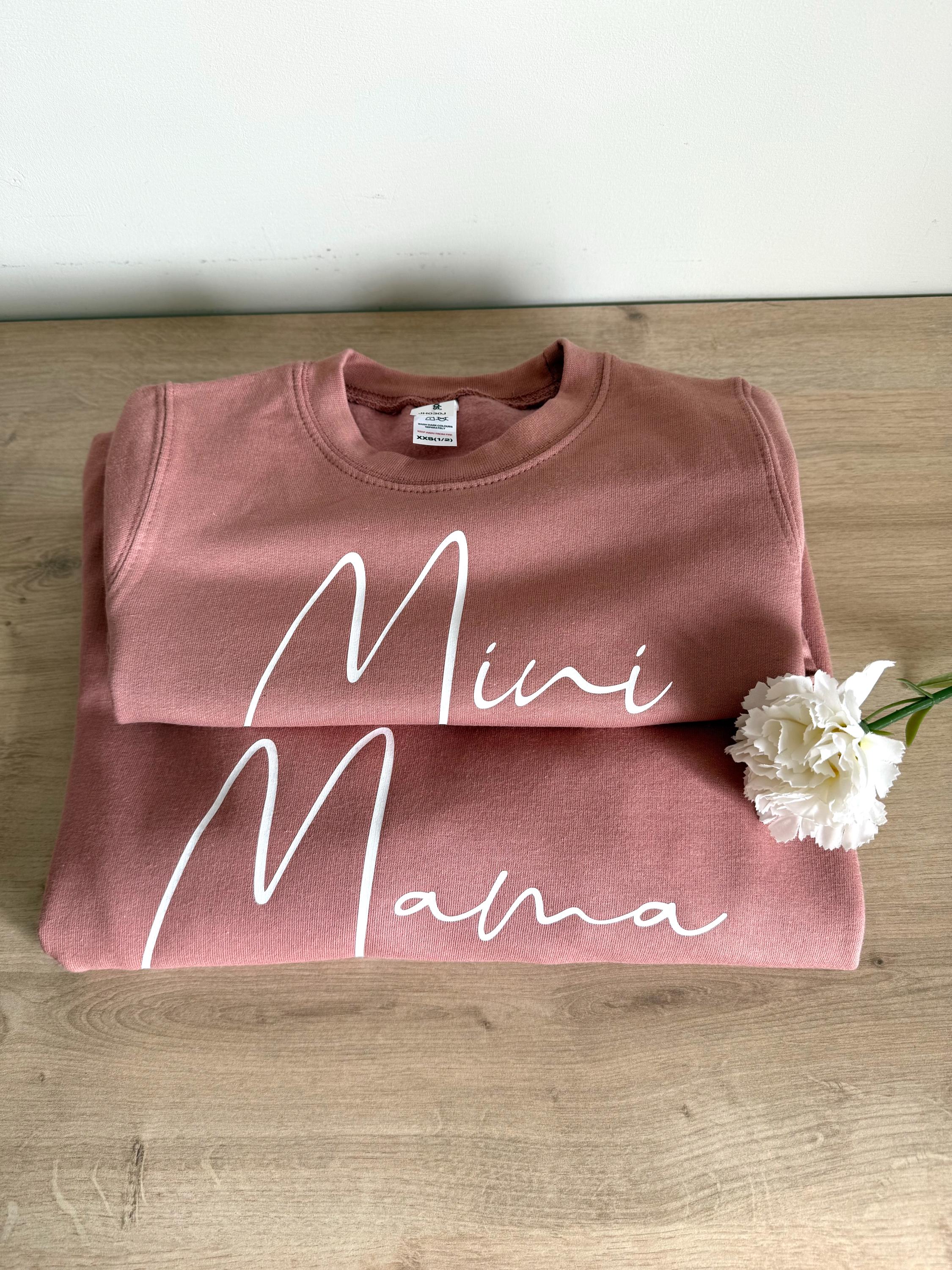 Mama and Mini Matching Sweatshirt: Personalized Jumper Set