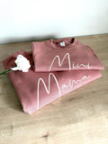 Mama and Mini Matching Sweatshirt: Personalized Jumper Set